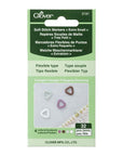 Clover Soft Triangle Stitch Markers - Clover Extra Small - The Little Yarn Store