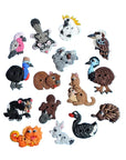 Jo Joz Art Studio Australian Animal Stitch Markers - Jo Joz Art Studio - Cassowary - The Little Yarn Store