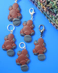 Jo Joz Art Studio Australian Animal Stitch Markers - Jo Joz Art Studio - Platypus - The Little Yarn Store