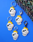 Jo Joz Art Studio Australian Animal Stitch Markers - Jo Joz Art Studio - White Cockatoo - The Little Yarn Store