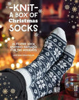 Knit a Box of Christmas Socks: 24 Festive Sock Knitting Patterns for the Holidays - Julie Anne Lebouthillier - The Little Yarn Store