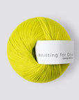 Knitting for Olive Cotton Merino - Knitting for Olive Lime Yellow - The Little Yarn Store