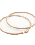 Nurge Beech Wood Screwed Embroidery Hoops 8 MM - Nurge 220 mm - The Little Yarn Store