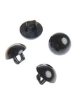 Rico Brown-Black Buttons with Bar - Rico 11 mm - The Little Yarn Store