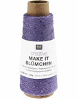 Rico Creative Make It Blümchen - Rico 018 Purple - The Little Yarn Store