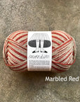Rosa Pomar Mondim - Rosa Pomar Marbled Red - The Little Yarn Store