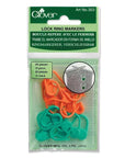 Clover Locking Stitch Markers - Clover Regular - The Little Yarn Store