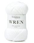 Fiddlesticks Wren - Fiddlesticks 002 White - The Little Yarn Store