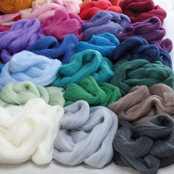 Ashford Corriedale Sliver Packs - Ashford Autumn - The Little Yarn Store