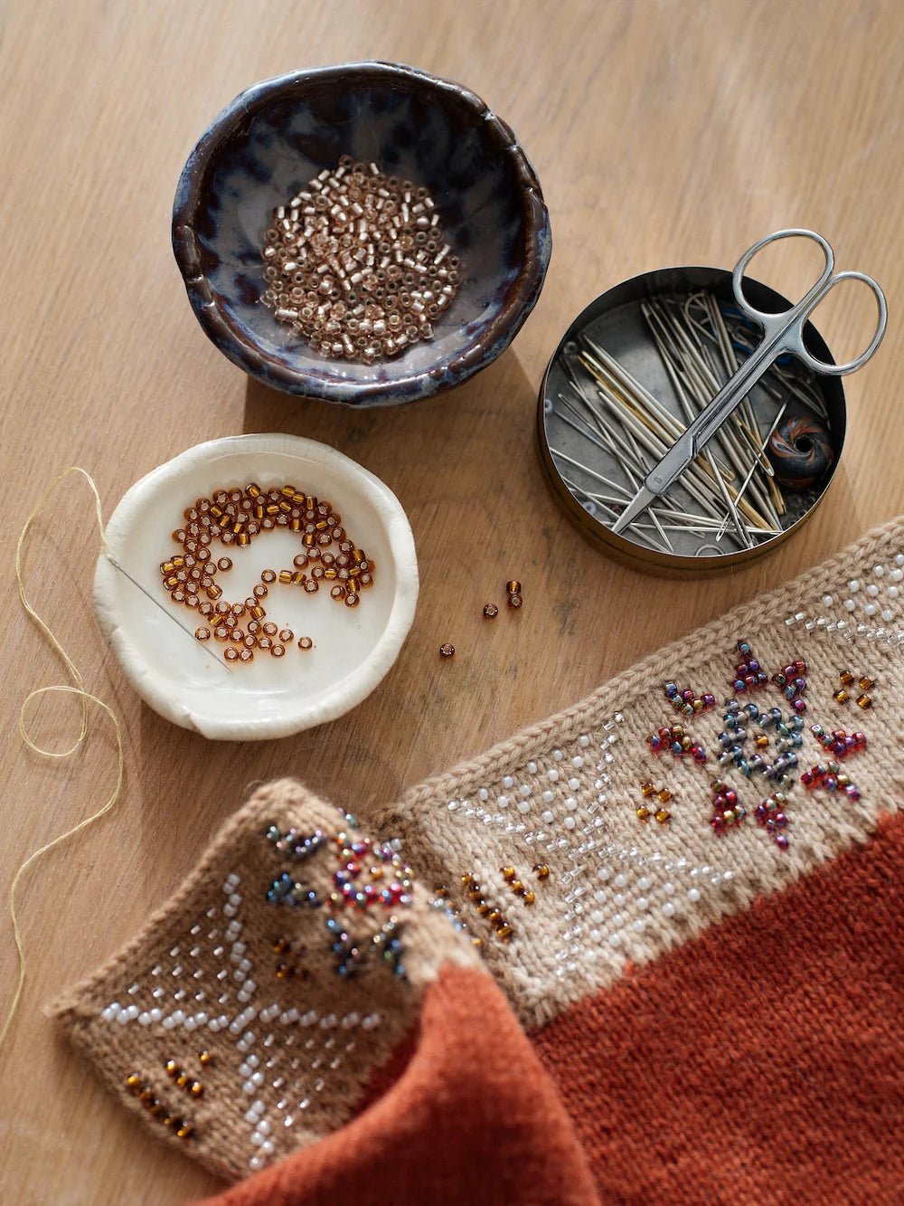 Beaded Colourwork: A Modern Approach to Knitting with Beads - Laine - The Little Yarn Store