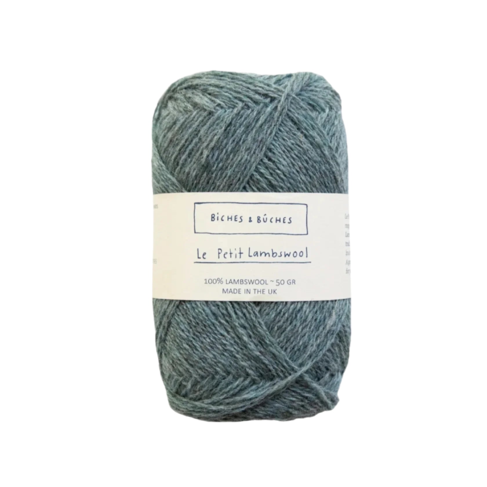 Biches &amp; Buches Le Petit Lambswool - Biches &amp; Buches Blue Green - The Little Yarn Store