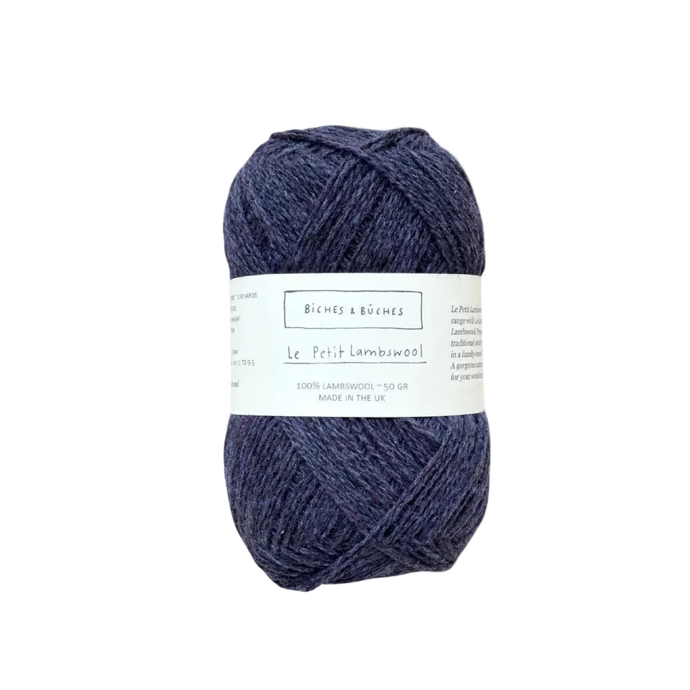 Biches &amp; Buches Le Petit Lambswool - Biches &amp; Buches Dark Blue Black - The Little Yarn Store
