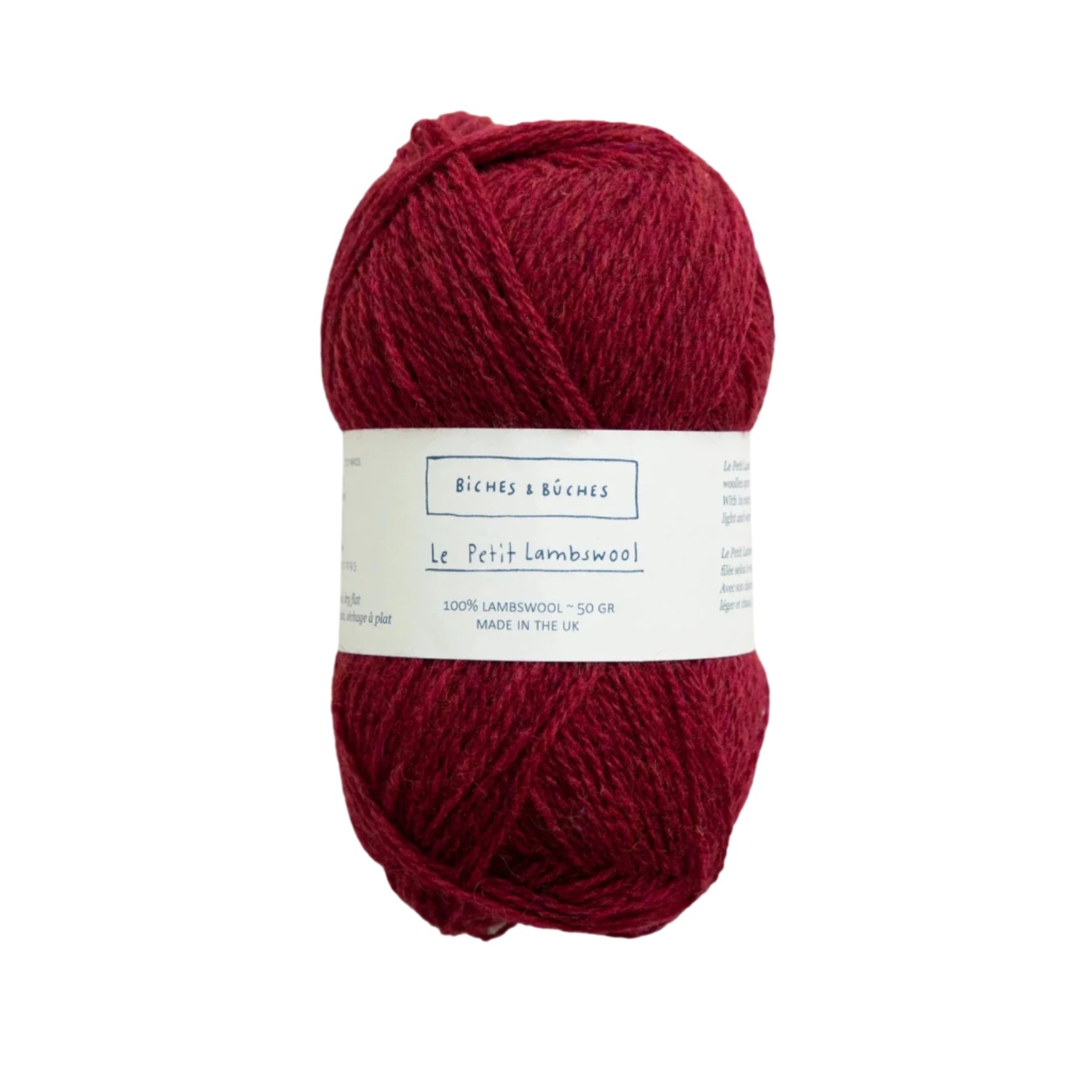 Biches &amp; Buches Le Petit Lambswool - Biches &amp; Buches Norwegian Red - The Little Yarn Store