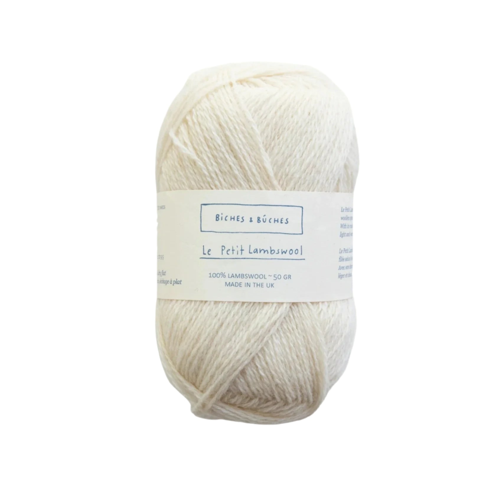 Biches &amp; Buches Le Petit Lambswool - Biches &amp; Buches Off-white - The Little Yarn Store