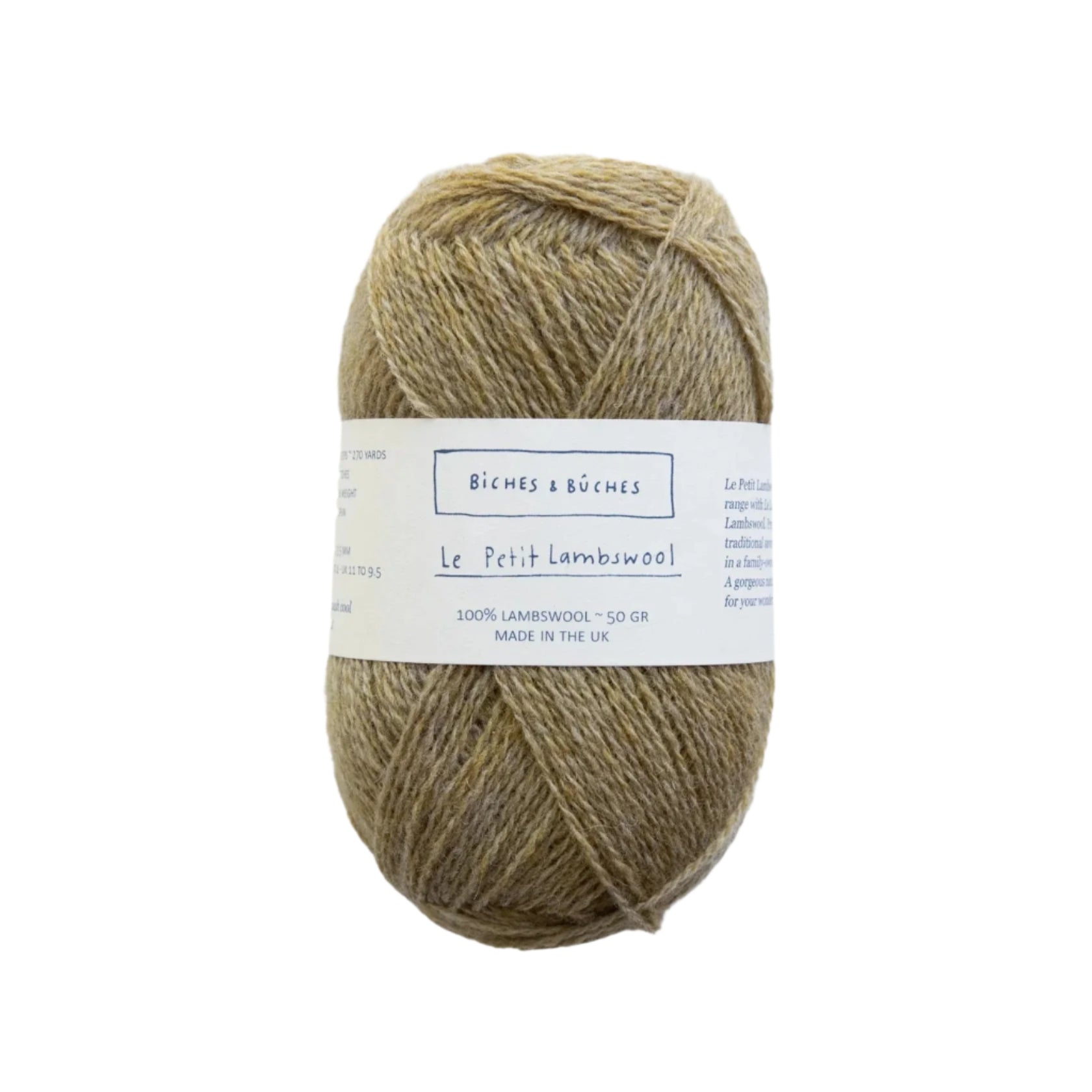 Biches &amp; Buches Le Petit Lambswool - Biches &amp; Buches Soft Gold - The Little Yarn Store