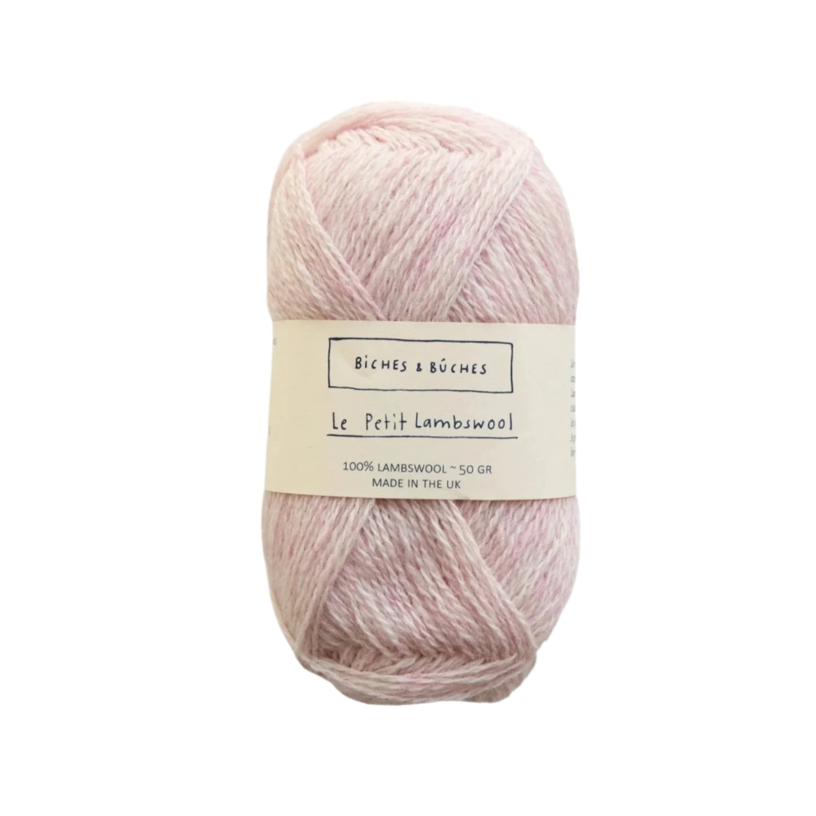 Biches &amp; Buches Le Petit Lambswool - Biches &amp; Buches Very Light Pink - The Little Yarn Store