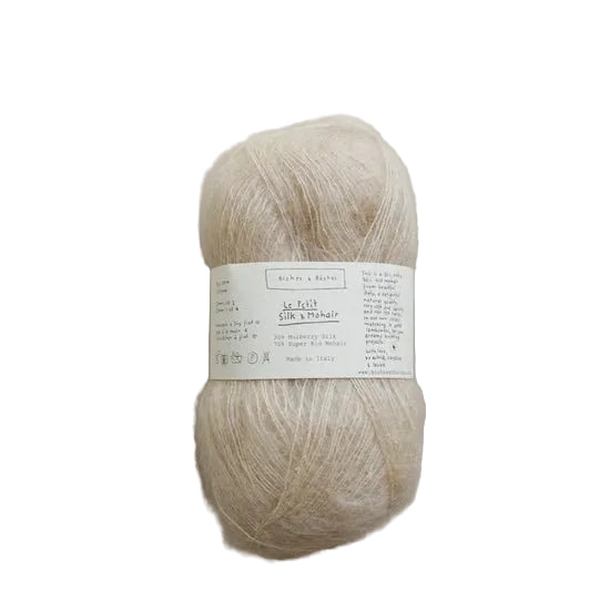Biches &amp; Buches Le Petit Silk &amp; Mohair - Biches &amp; Buches Beige - The Little Yarn Store
