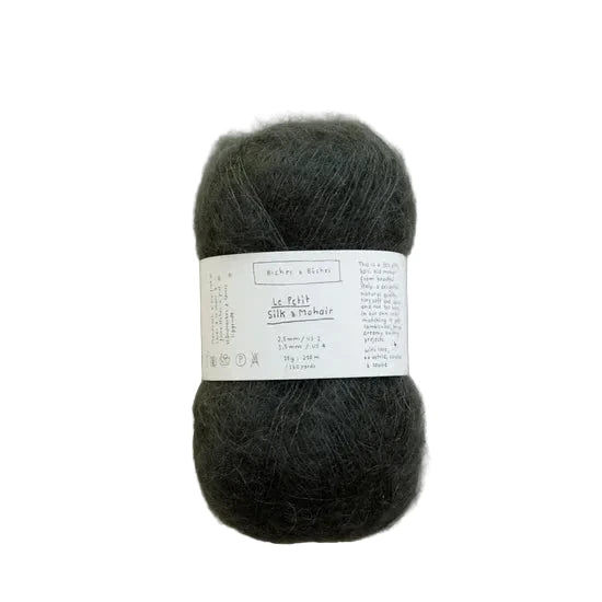 Biches &amp; Buches Le Petit Silk &amp; Mohair - Biches &amp; Buches Dark Blue Green - The Little Yarn Store
