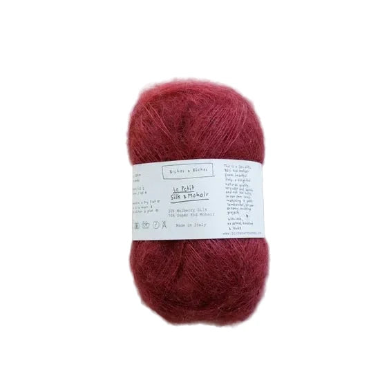 Biches &amp; Buches Le Petit Silk &amp; Mohair - Biches &amp; Buches Norwegian Red - The Little Yarn Store