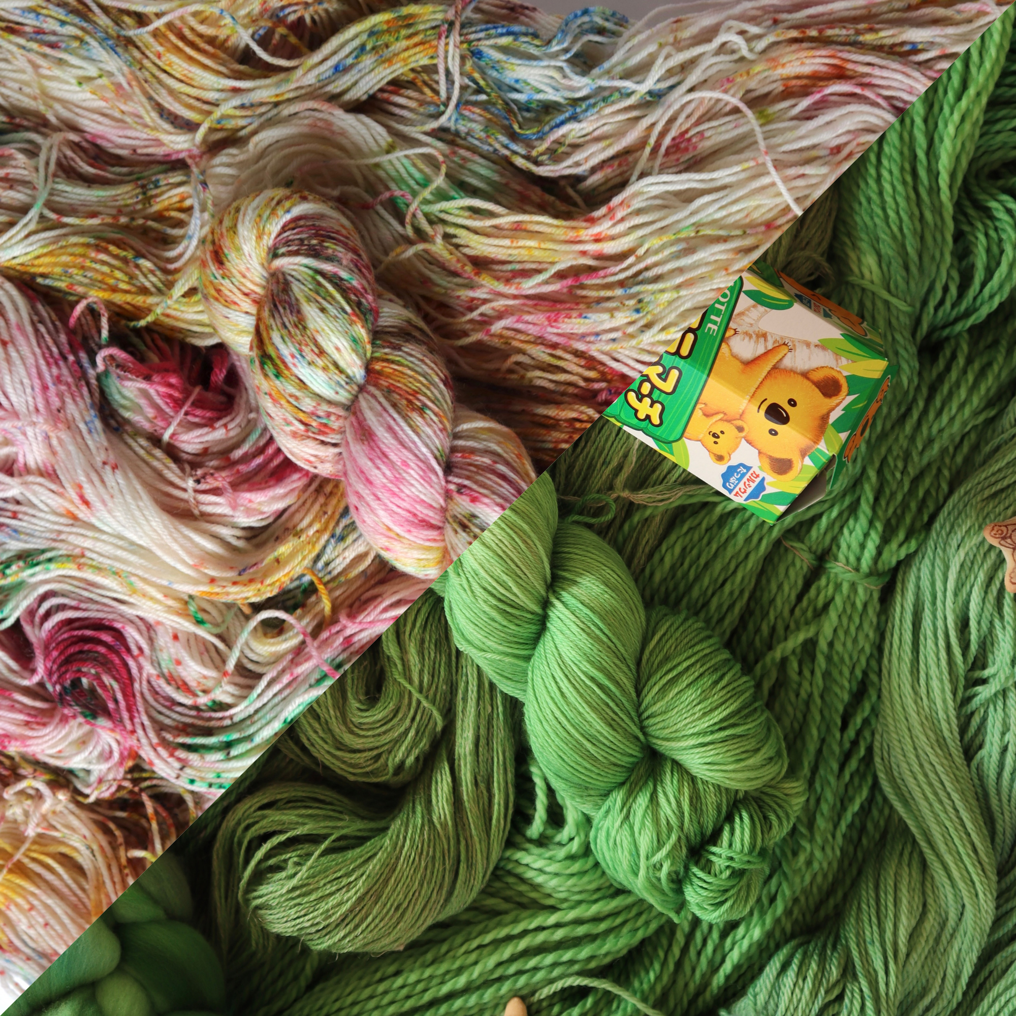 Big Little Yarn Co. Trusty Sock Sets - Big Little Yarn Co. Hanabi + Koala March - The Little Yarn Store