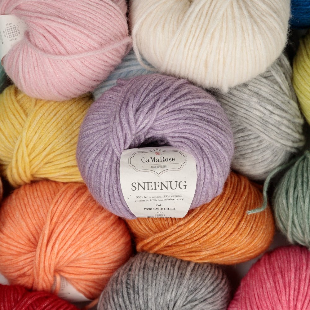 CaMaRose Snefnug - CaMaRose 7343 Bordeaux - The Little Yarn Store