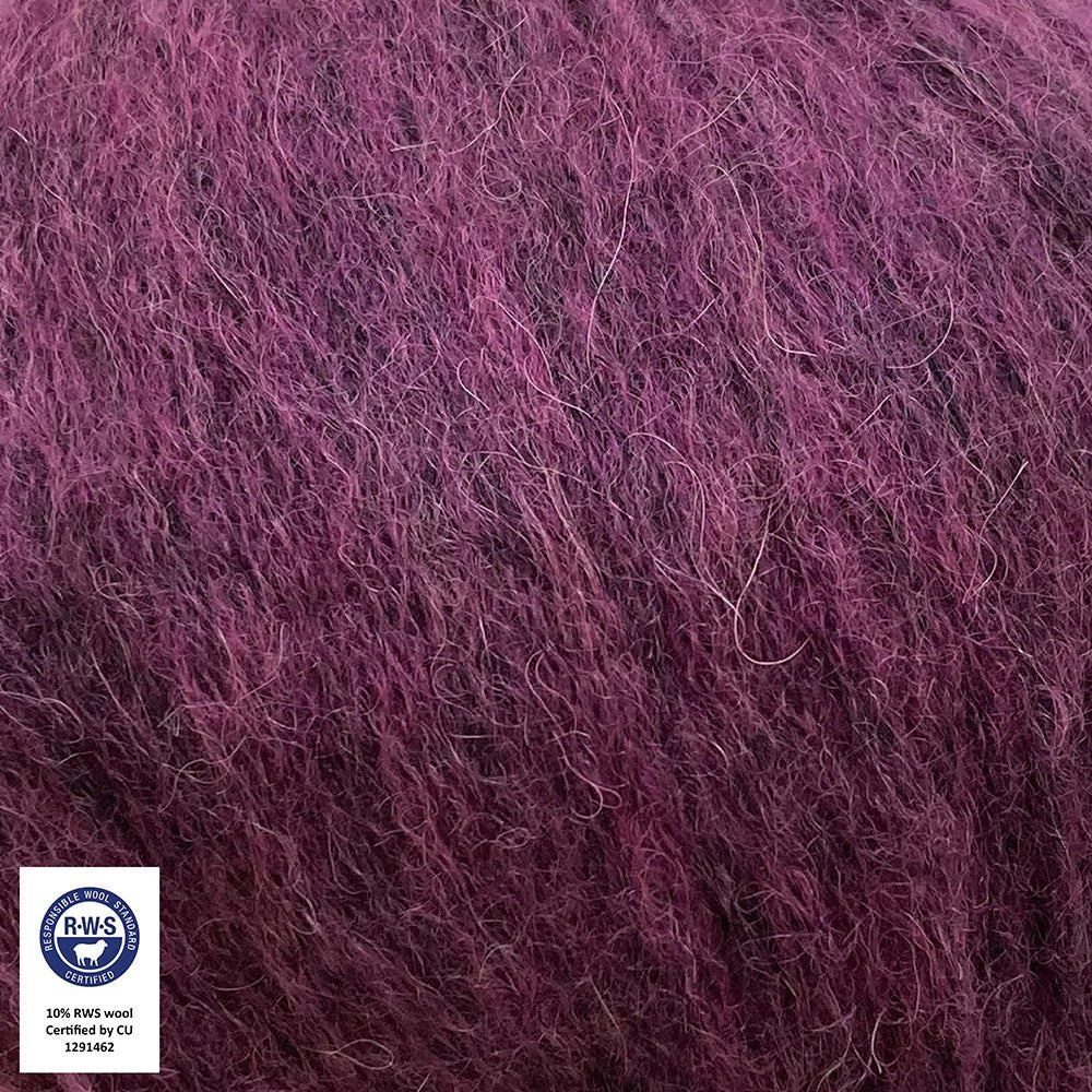 CaMaRose Snefnug - CaMaRose 7820 Blomme - The Little Yarn Store