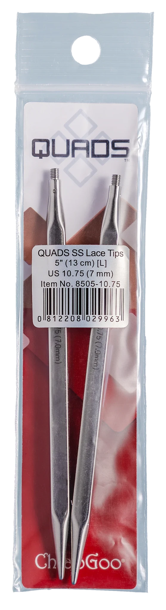 ChiaoGoo QUAD Interchangeable Tips - ChiaoGoo 5" (13 cm) - The Little Yarn Store