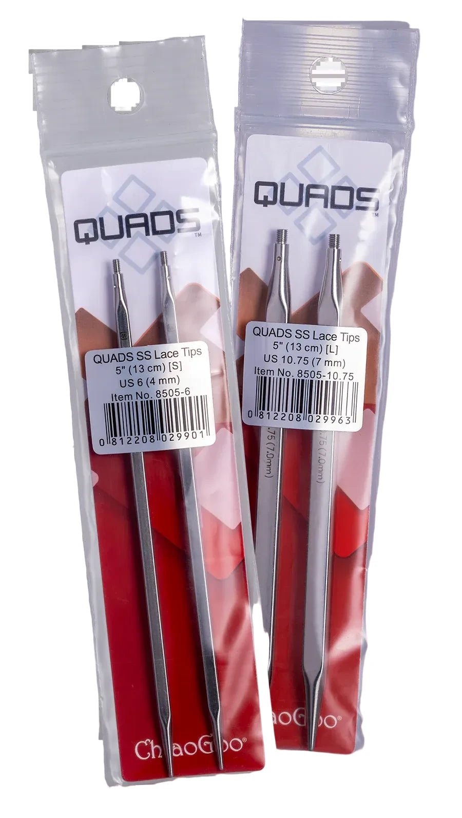 ChiaoGoo QUAD Interchangeable Tips - ChiaoGoo 5" (13 cm) - The Little Yarn Store