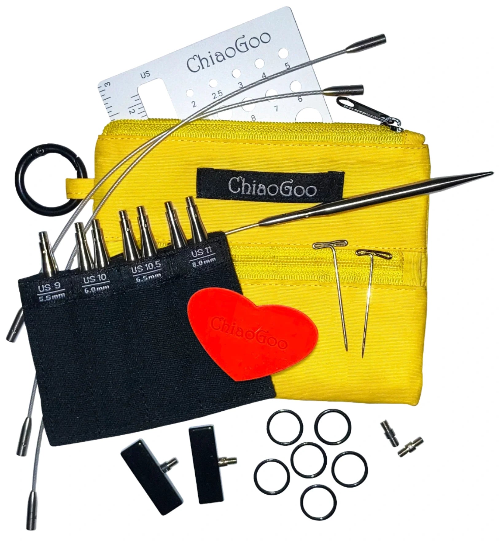 ChiaoGoo TWIST Shorties Interchangeable Sets - ChiaoGoo 2" (5 cm) and 3" (8 cm) - The Little Yarn Store