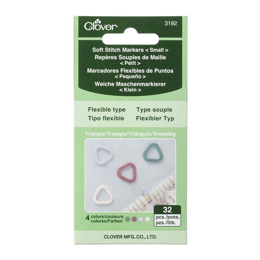 Clover Soft Triangle Stitch Markers - Clover Small - The Little Yarn Store