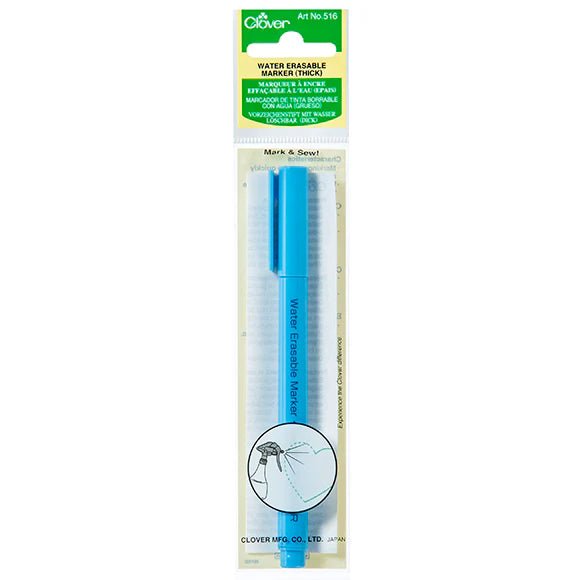 Clover Water Erasable Pen - Clover Thick - The Little Yarn Store