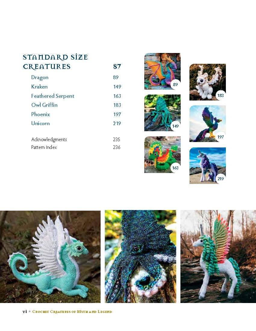 Crochet Creatures of Myth and Legend - Megan Lapp - The Little Yarn Store