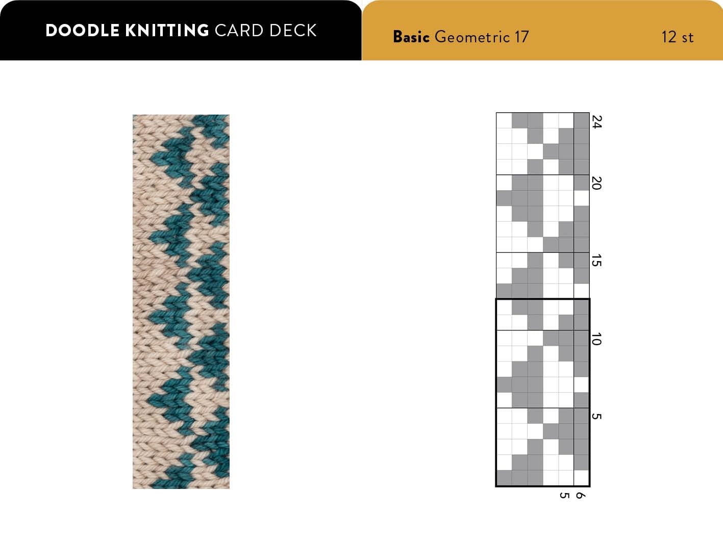 Doodle Knitting Card Deck: 200 Mix and Match Motifs - Pacific Knit Co. - The Little Yarn Store
