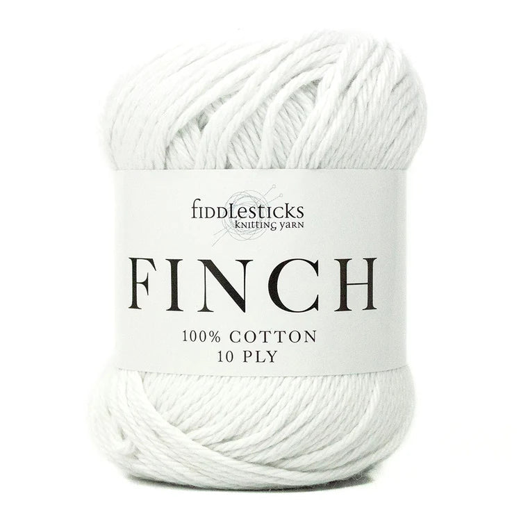 Fiddlesticks Finch - Fiddlesticks 6201 White - The Little Yarn Store