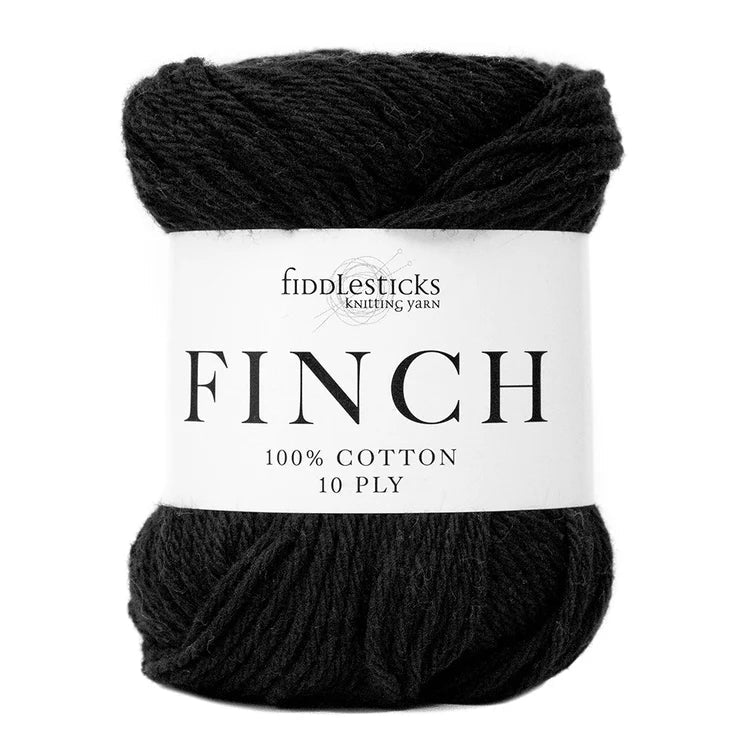 Fiddlesticks Finch - Fiddlesticks 6206 Black - The Little Yarn Store