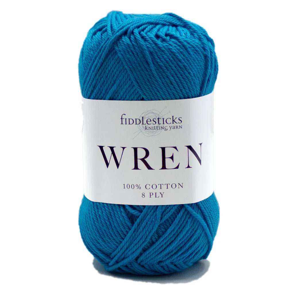 Fiddlesticks Wren - Fiddlesticks 045 Turquoise - The Little Yarn Store