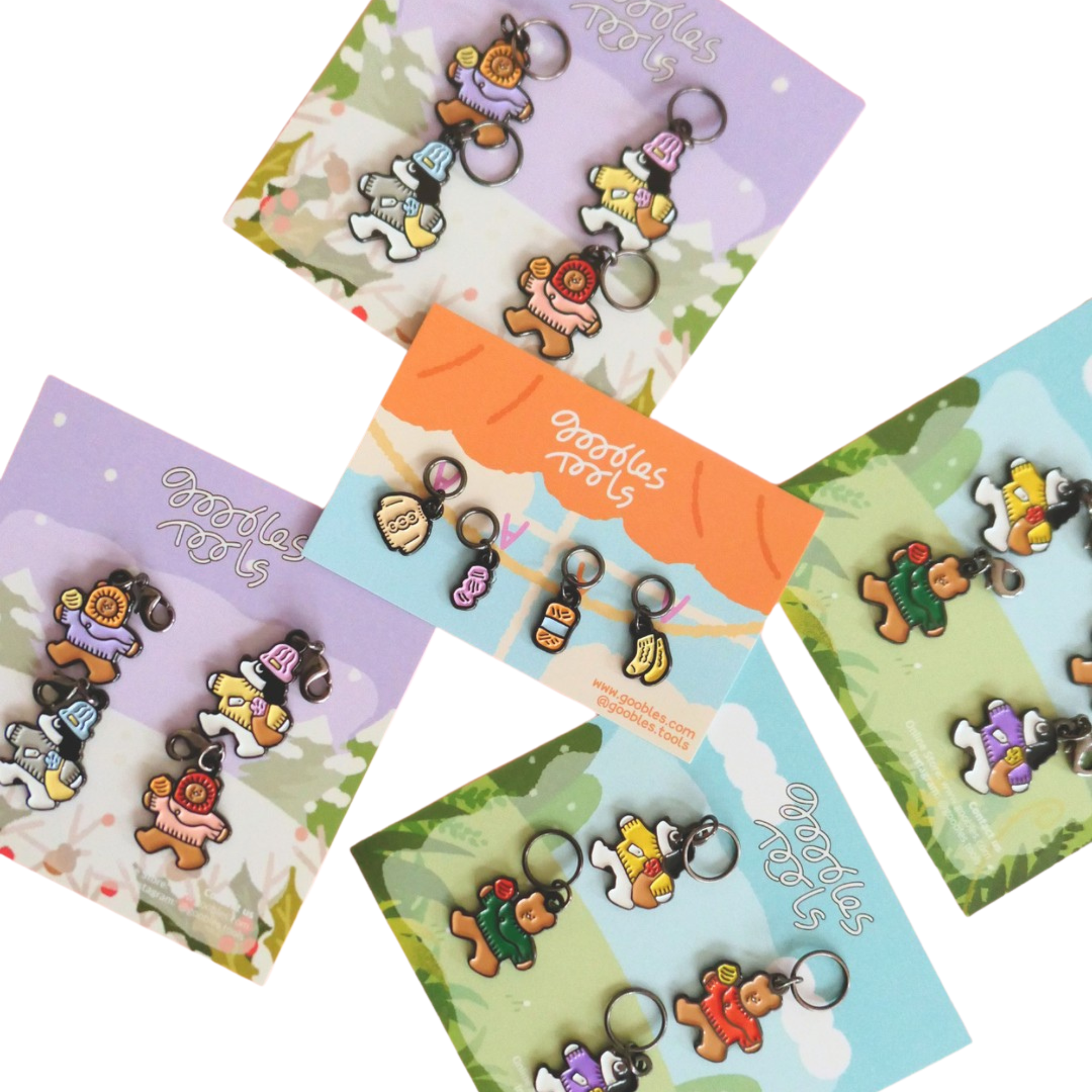 Goobles Stitch Markers - Goobles Original Clasp - The Little Yarn Store