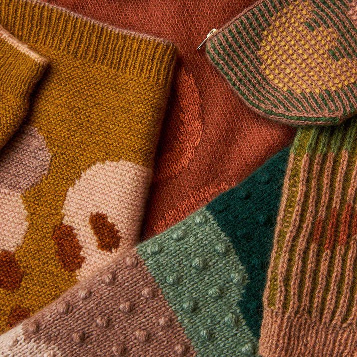 Intarsia Knits: 12 Colourful Knitwear Designs to Make Your Own - Anna Husemann - The Little Yarn Store