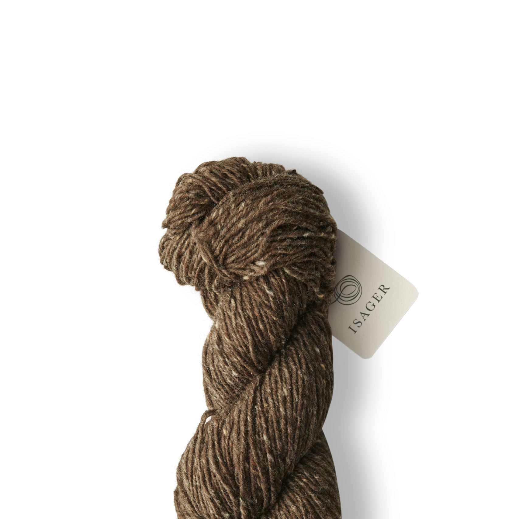Isager Aran Tweed - Isager Brown - The Little Yarn Store