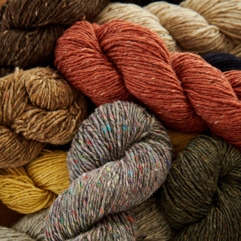 Isager Aran Tweed - Isager Red - The Little Yarn Store