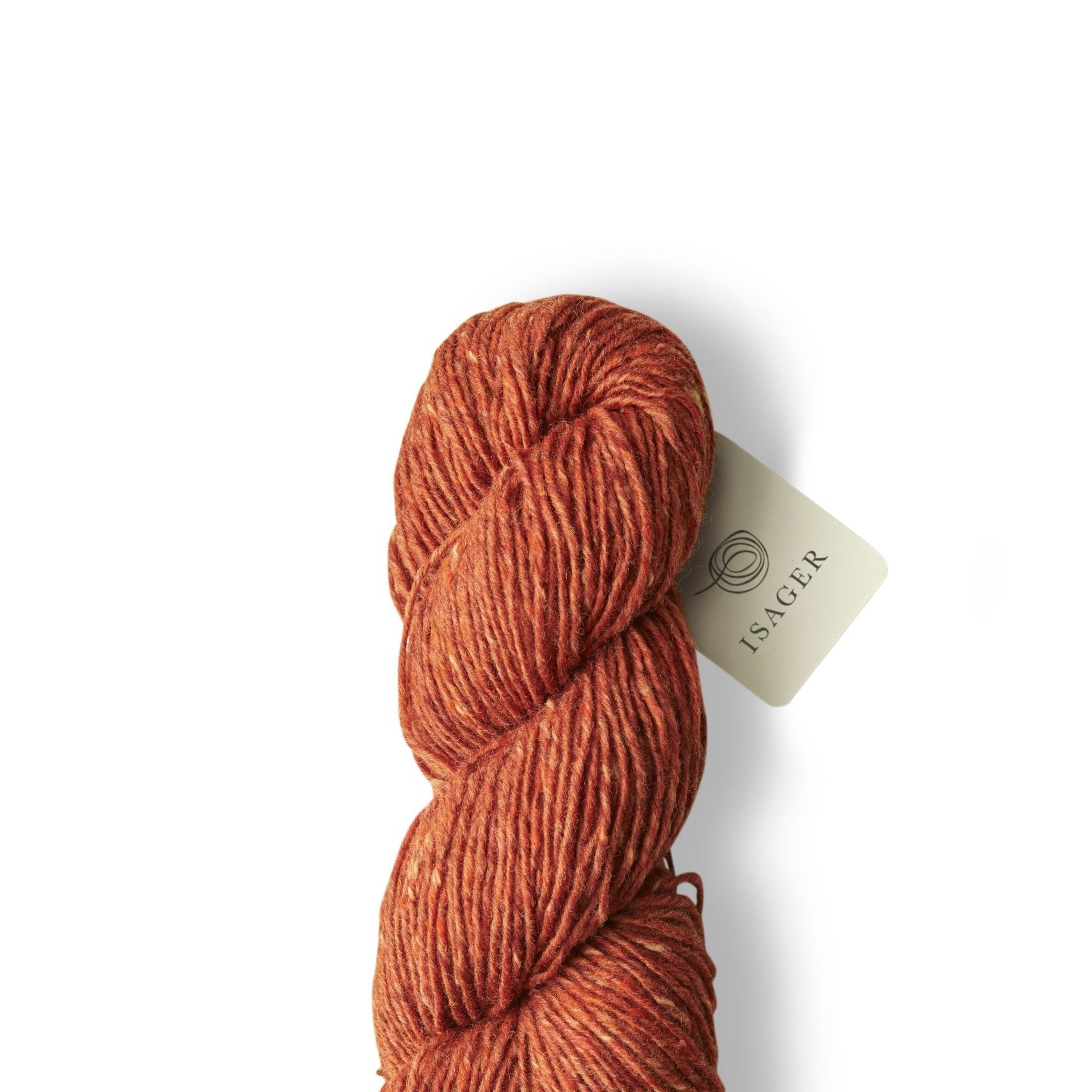 Isager Aran Tweed - Isager Red - The Little Yarn Store