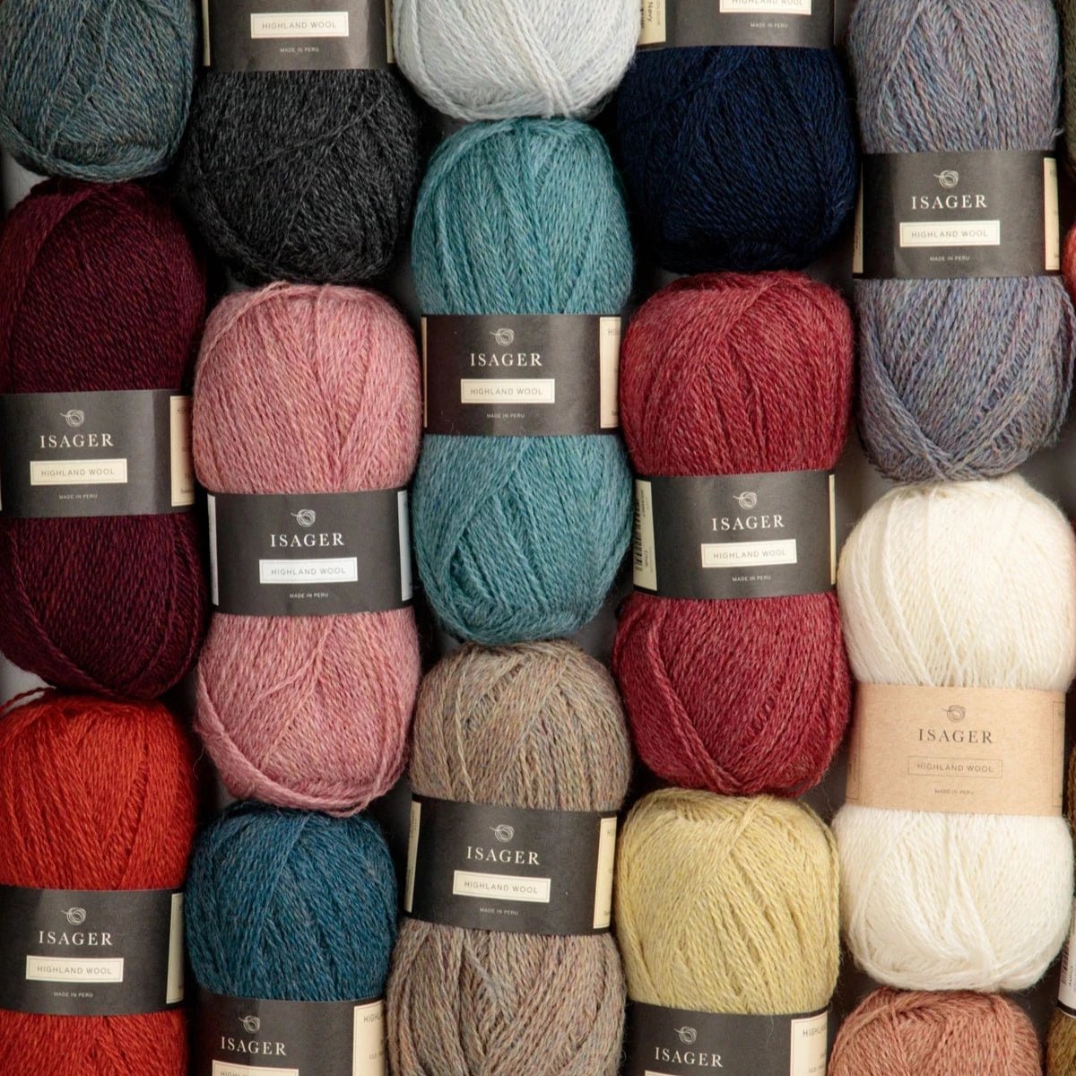 Isager Highland - Isager Wine - The Little Yarn Store