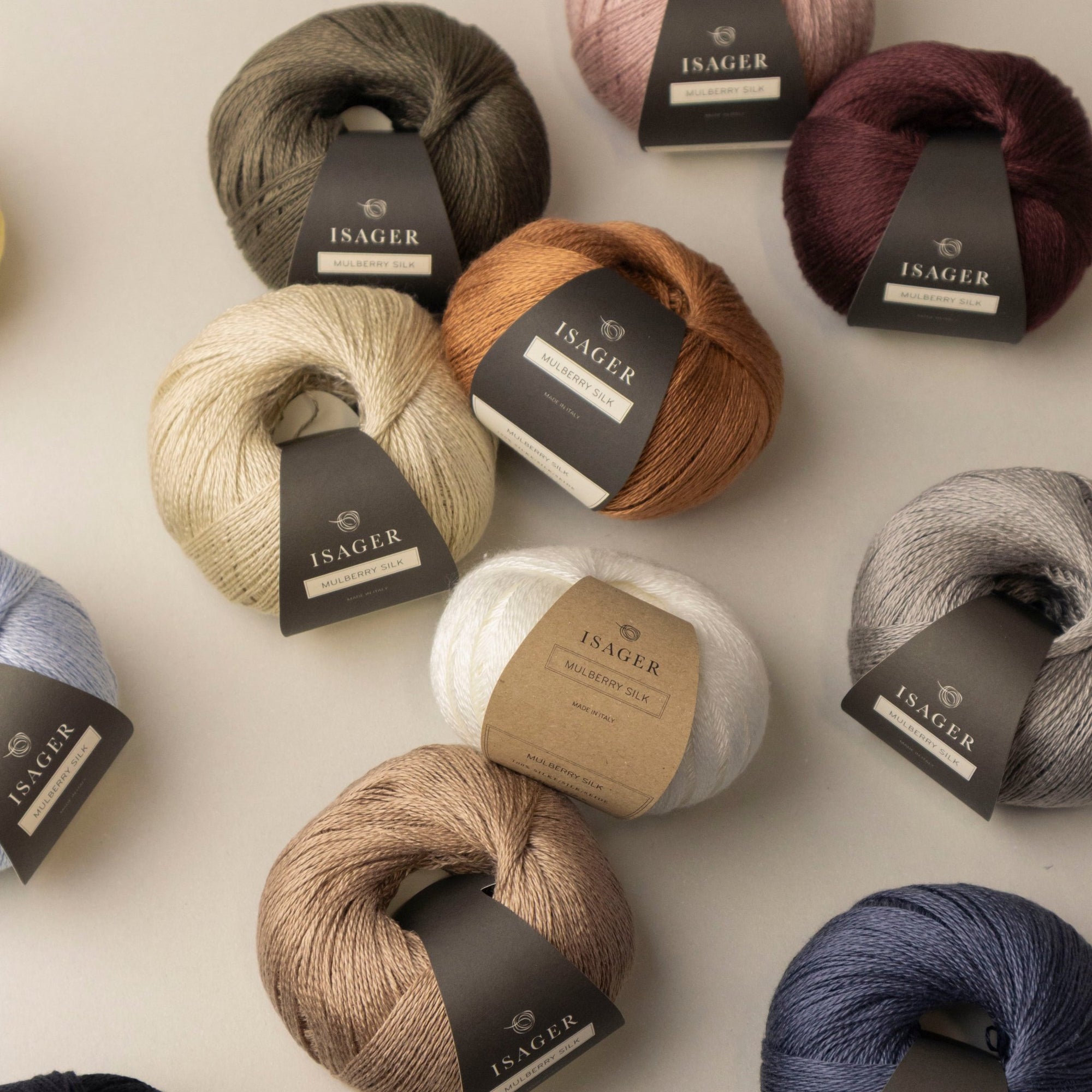 Isager Mulberry Silk - Isager Bordeaux - The Little Yarn Store