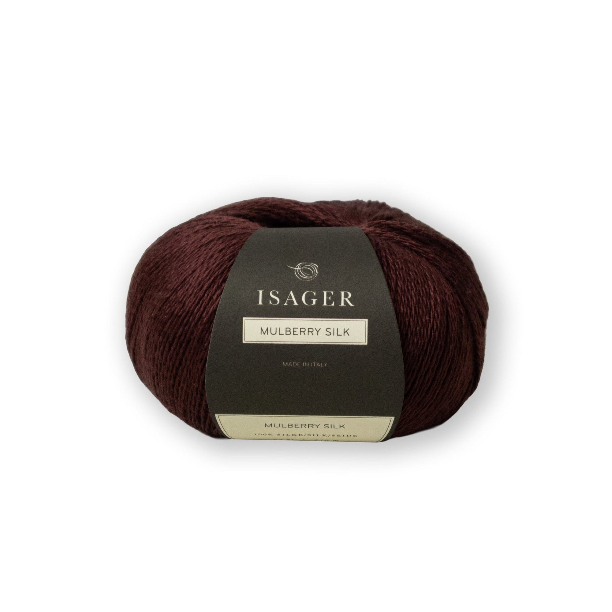 Isager Mulberry Silk - Isager Bordeaux - The Little Yarn Store