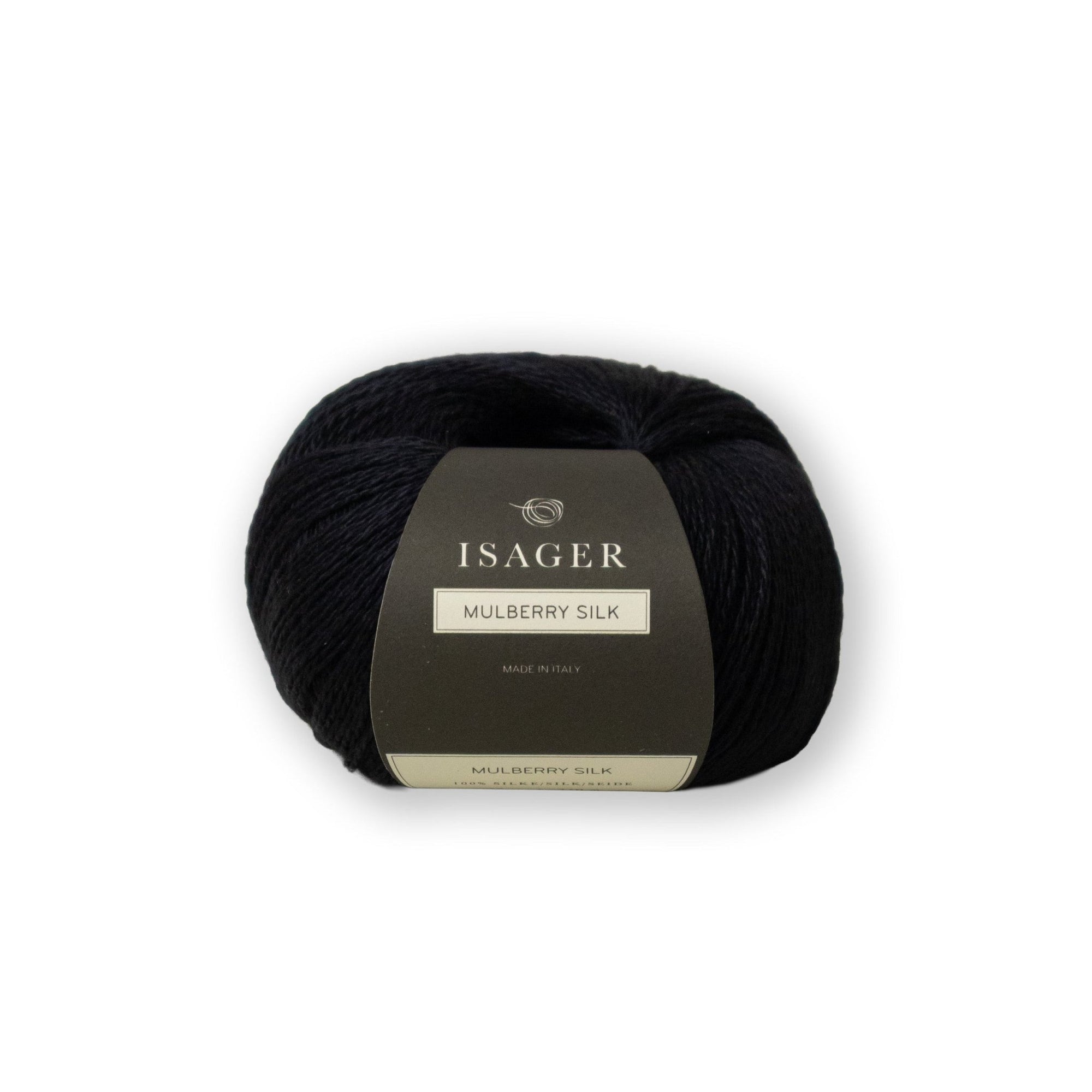 Isager Mulberry Silk - Isager Ink - The Little Yarn Store