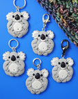Jo Joz Art Studio Australian Animal Stitch Markers - Jo Joz Art Studio - Sitting Koala - The Little Yarn Store