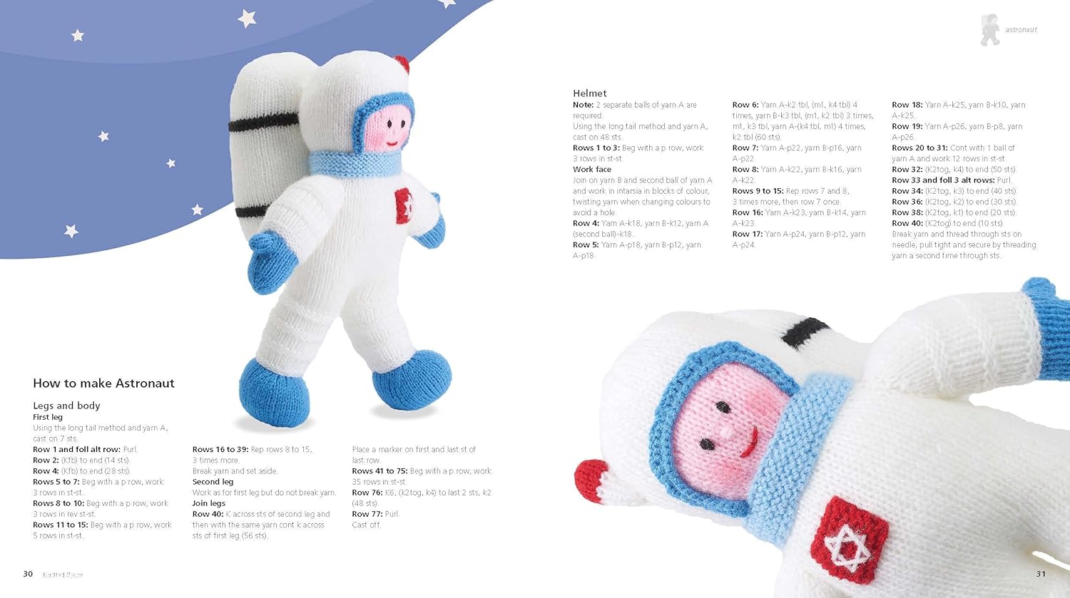 Knitted Space: A Collection of Galactic Toys to Knit - Sarah Keen - The Little Yarn Store