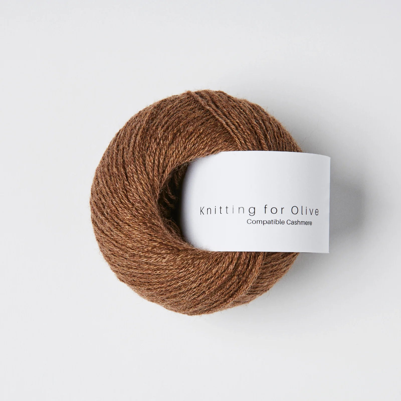Knitting for Olive Compatible Cashmere - Knitting for Olive Dark Cognac - The Little Yarn Store