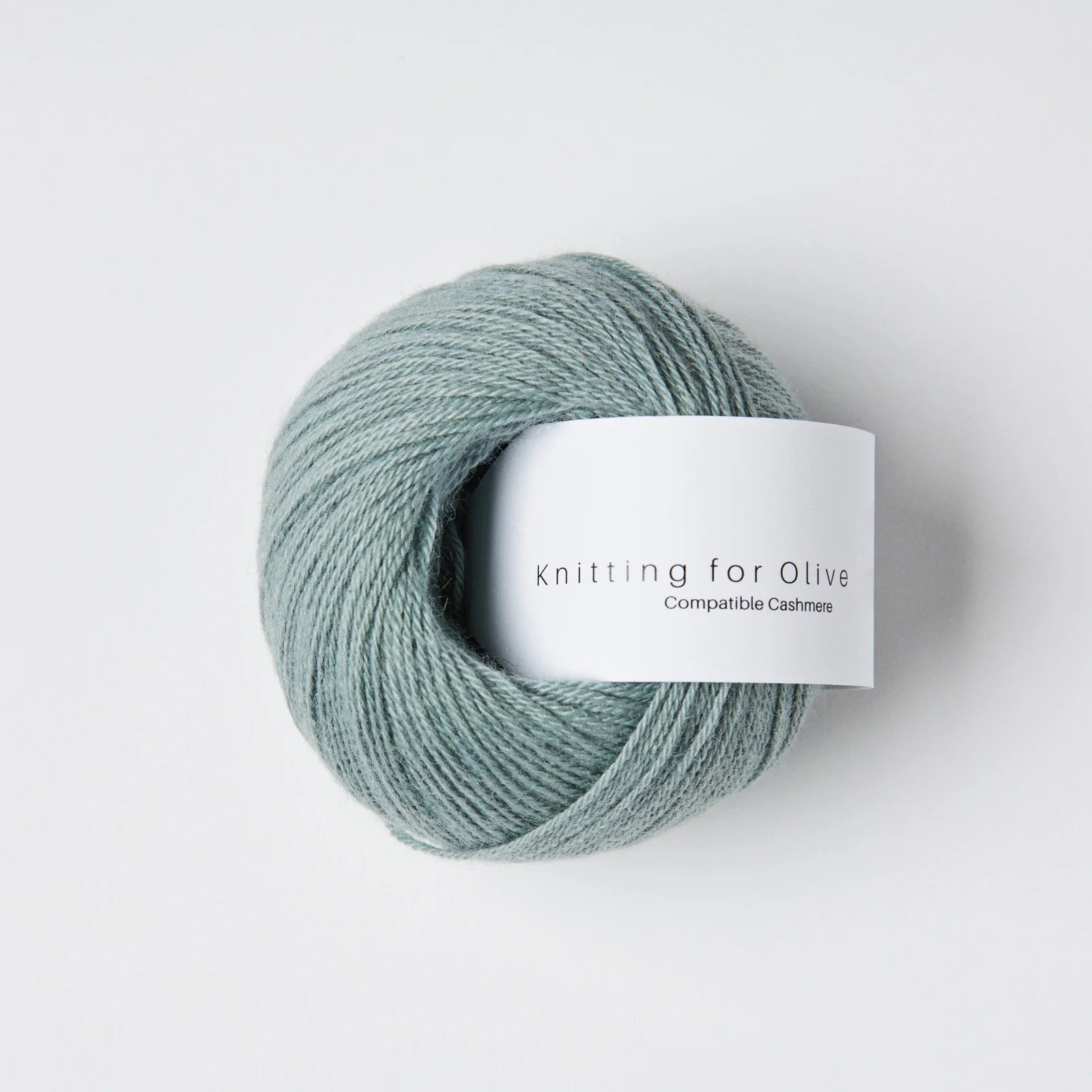 Knitting for Olive Compatible Cashmere - Knitting for Olive Dusty Aqua - The Little Yarn Store