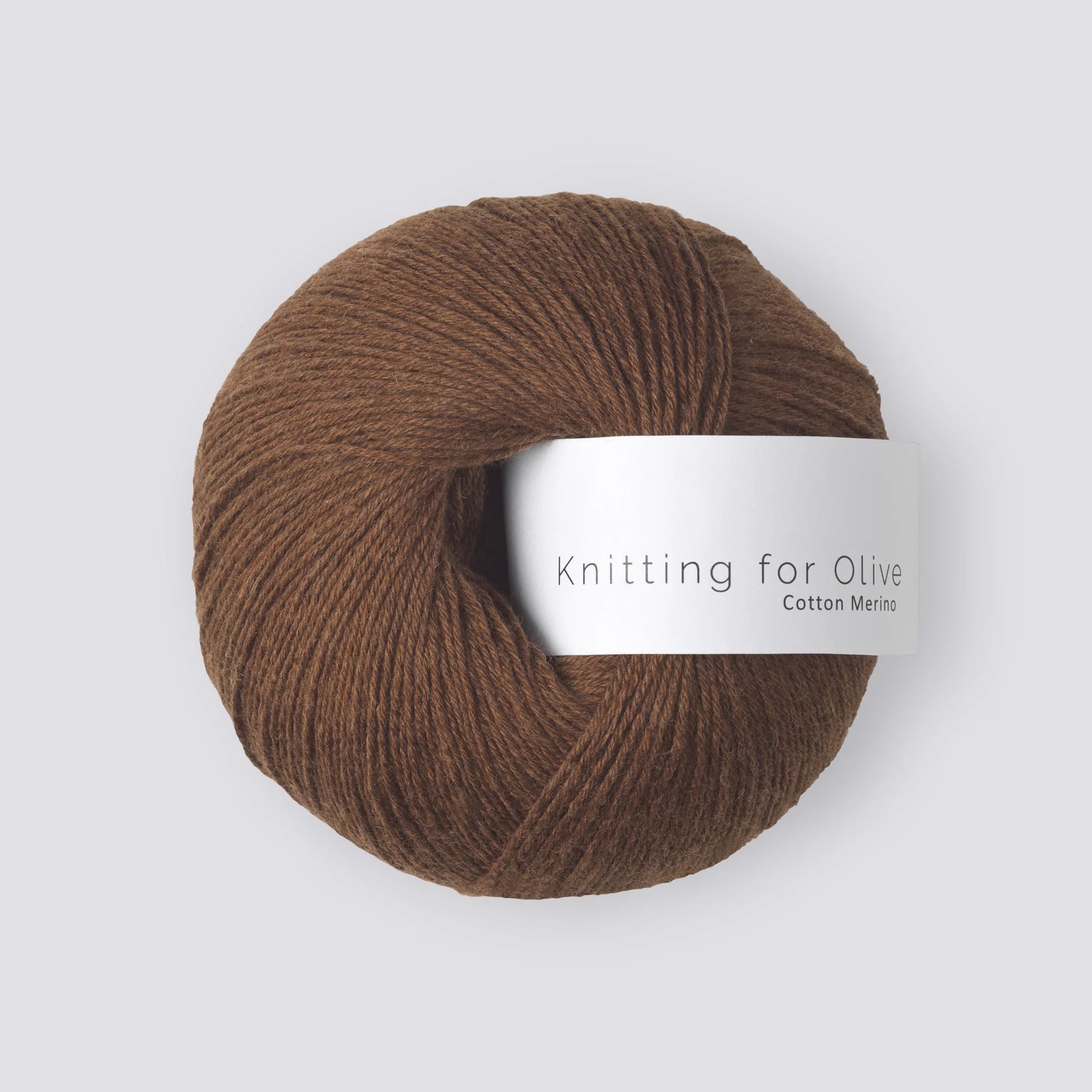 Knitting for Olive Cotton Merino - Knitting for Olive Dark Cognac - The Little Yarn Store